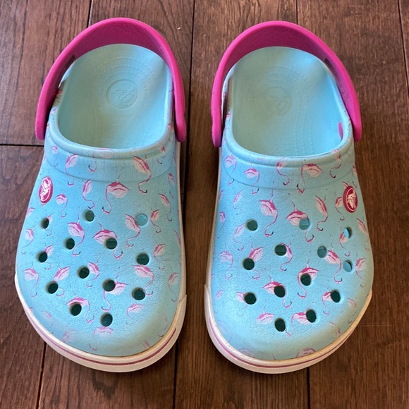 Crocs clogs flamingo size J 2 - Picture 1 of 12